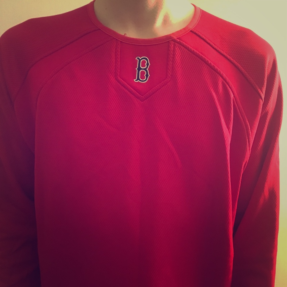 Boston Red Sox Majestic Long Sleeve Terma Base